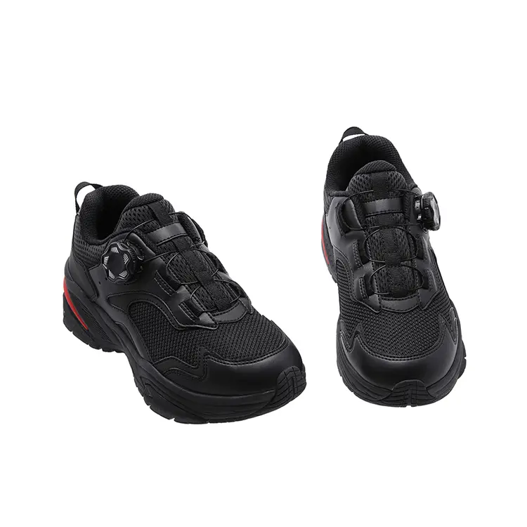 China Supplier Kids Best Quality Cool Styles Black Trendy Stylish Zapatos Boys Running Shoes